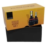 Kit Lâmpada Auto Led 12V 881 6000K - Image 2