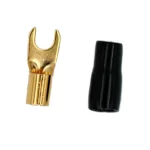 Terminal Forquilha 8 Awg Preto - 4MM