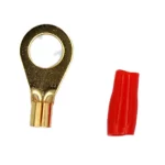 Terminal Olhal 10 Awg Vermelho - 8MM