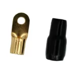 Terminal Olhal 4 Awg Preto - 5MM