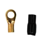 Terminal Olhal 6 Awg Preto - 8MM