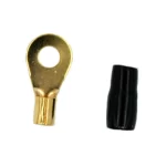 Terminal Olhal 8 Awg Preto - 6MM